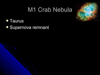 M1 Crab Nebula Taurus Supernova remnant 