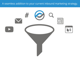 #
A seamless addition to your current inbound marketing strategy.
 