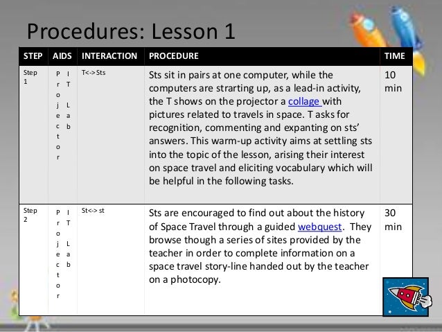 Space exploration lesson plans