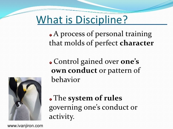 Reaching Discipline Through Values