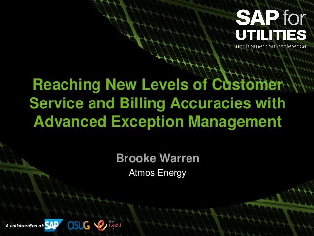 reaching new levels of customer service and billing accuracies with a atmos energy customer service