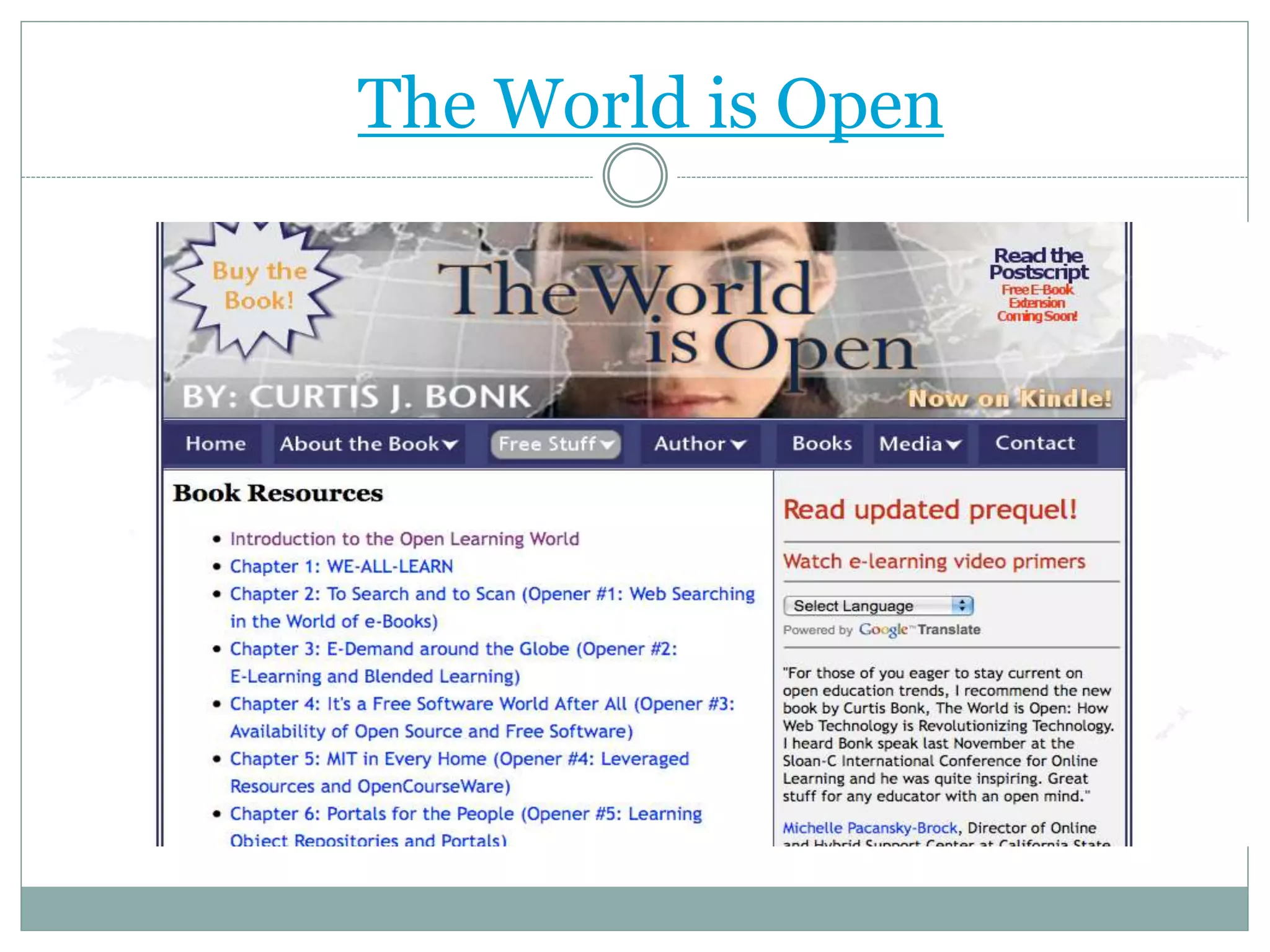 The World is Open
 