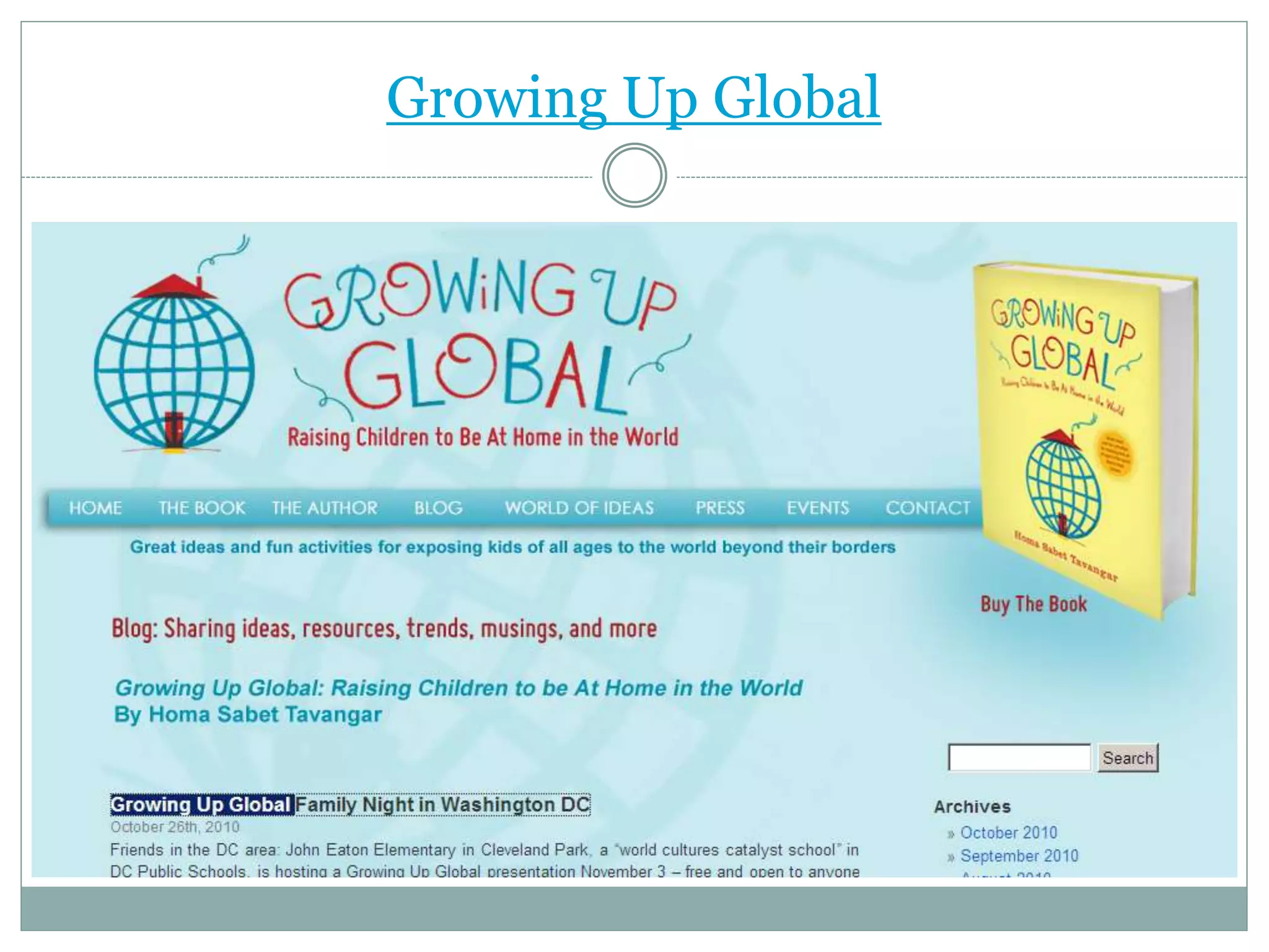 Growing Up Global
 