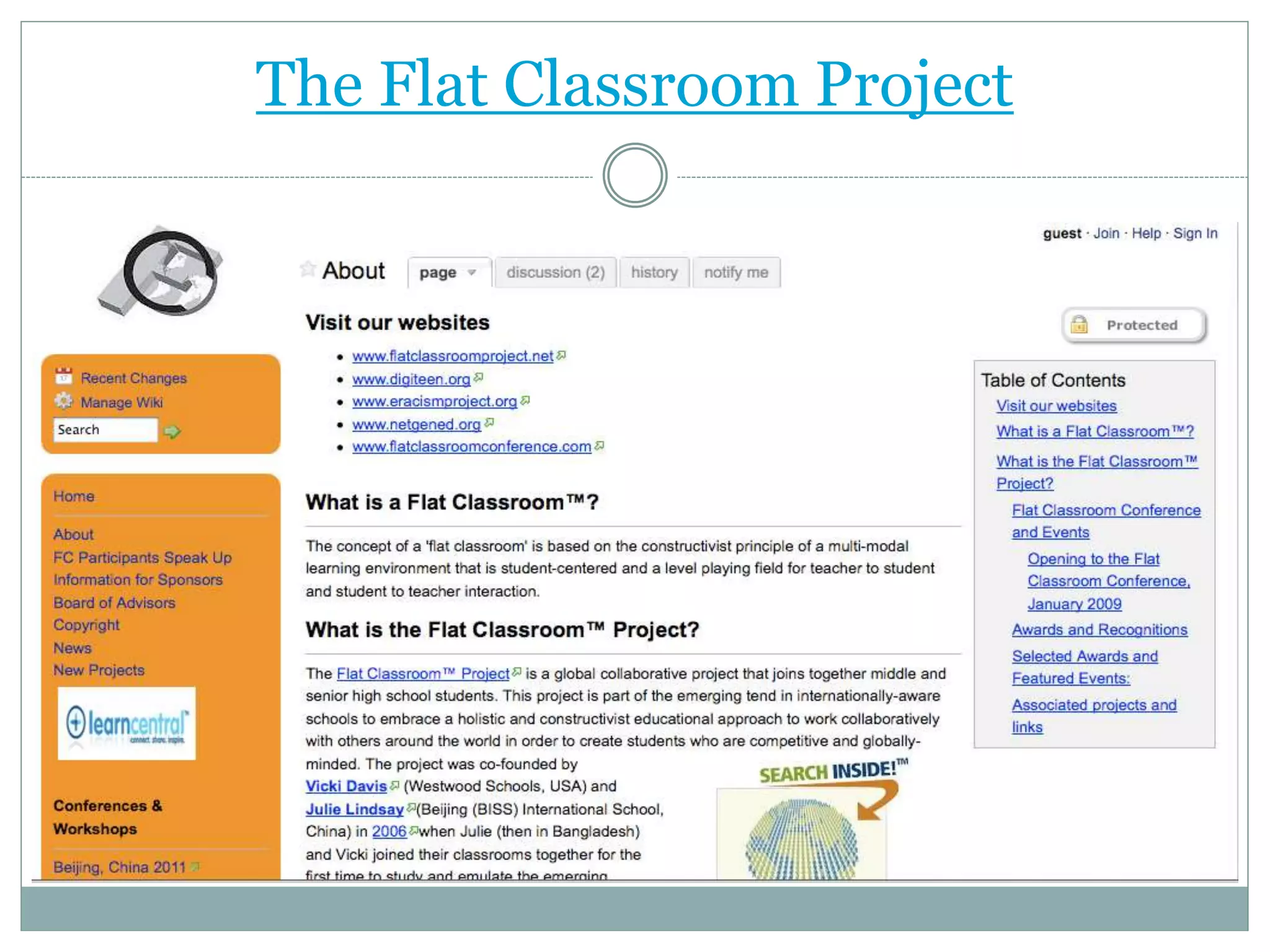 The Flat Classroom Project
 