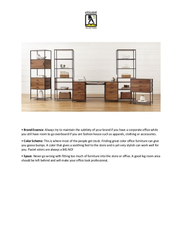 Reach Out To Trusted Office Furniture Dealers In Uae On