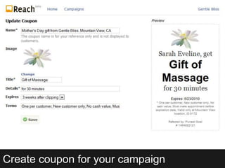 Create coupon for your campaign 