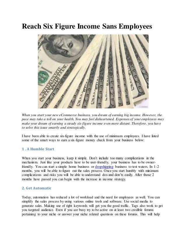 six figure income jobs without having a degree