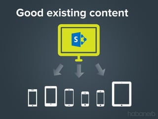 Good existing content

 