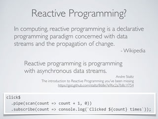From User Action to Framework Reaction | PPT