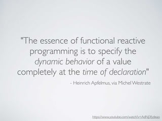 Reactive Declarations From User Action to Framework Reaction | PDF
