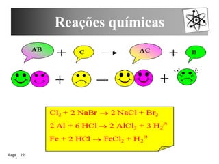 Reações químicas
Page 22
 