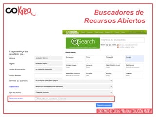 Buscadores de
Recursos Abiertos
 