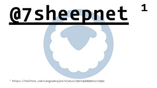 @7sheepnet 1
1
https://twitter.com/sangramvajre/status/582740689001172992
 