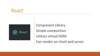 React, Flux and more (p1) | PPTX