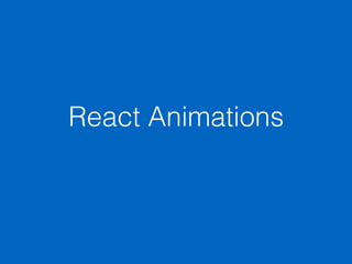 React Animations | PPT