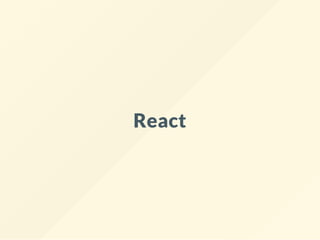 React
 