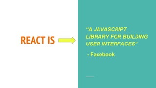 React.js workshop | PPT