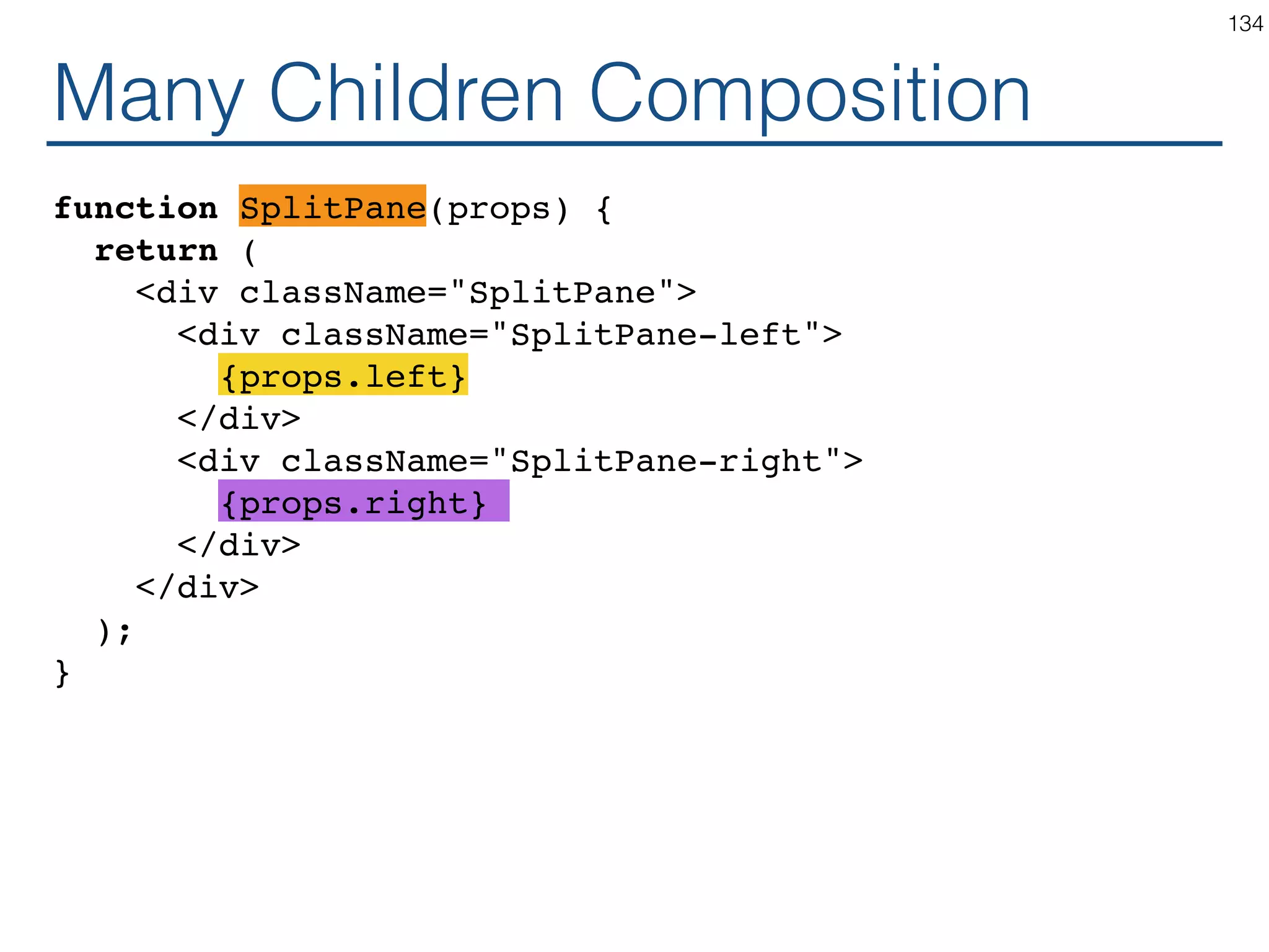 Many Children Composition 134 SplitPane Left Right 