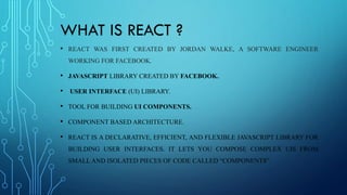 Basic React Knowledge. | PPT