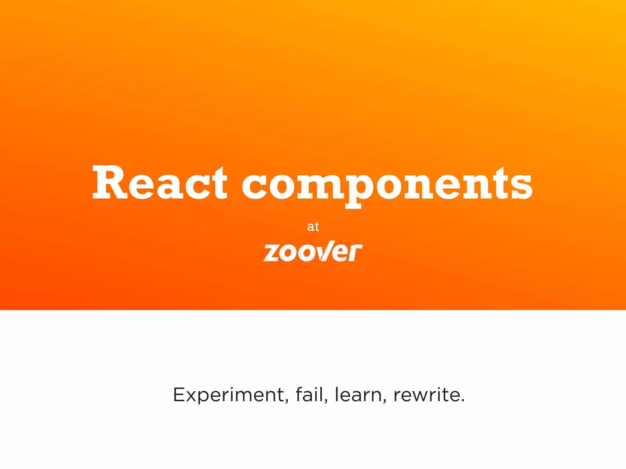 Isolated React Js components | PPT
