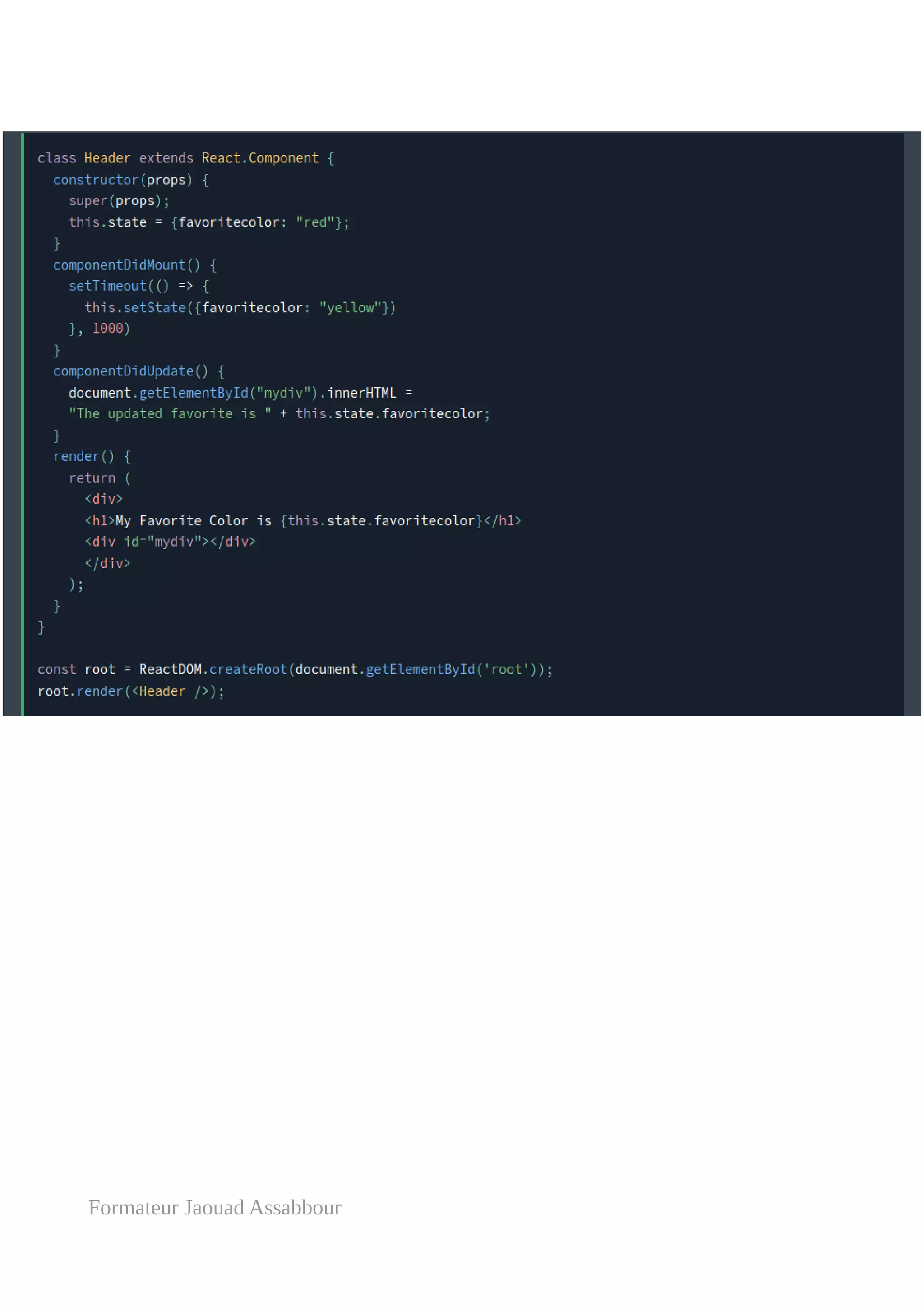 Formateur Jaouad Assabbour
 