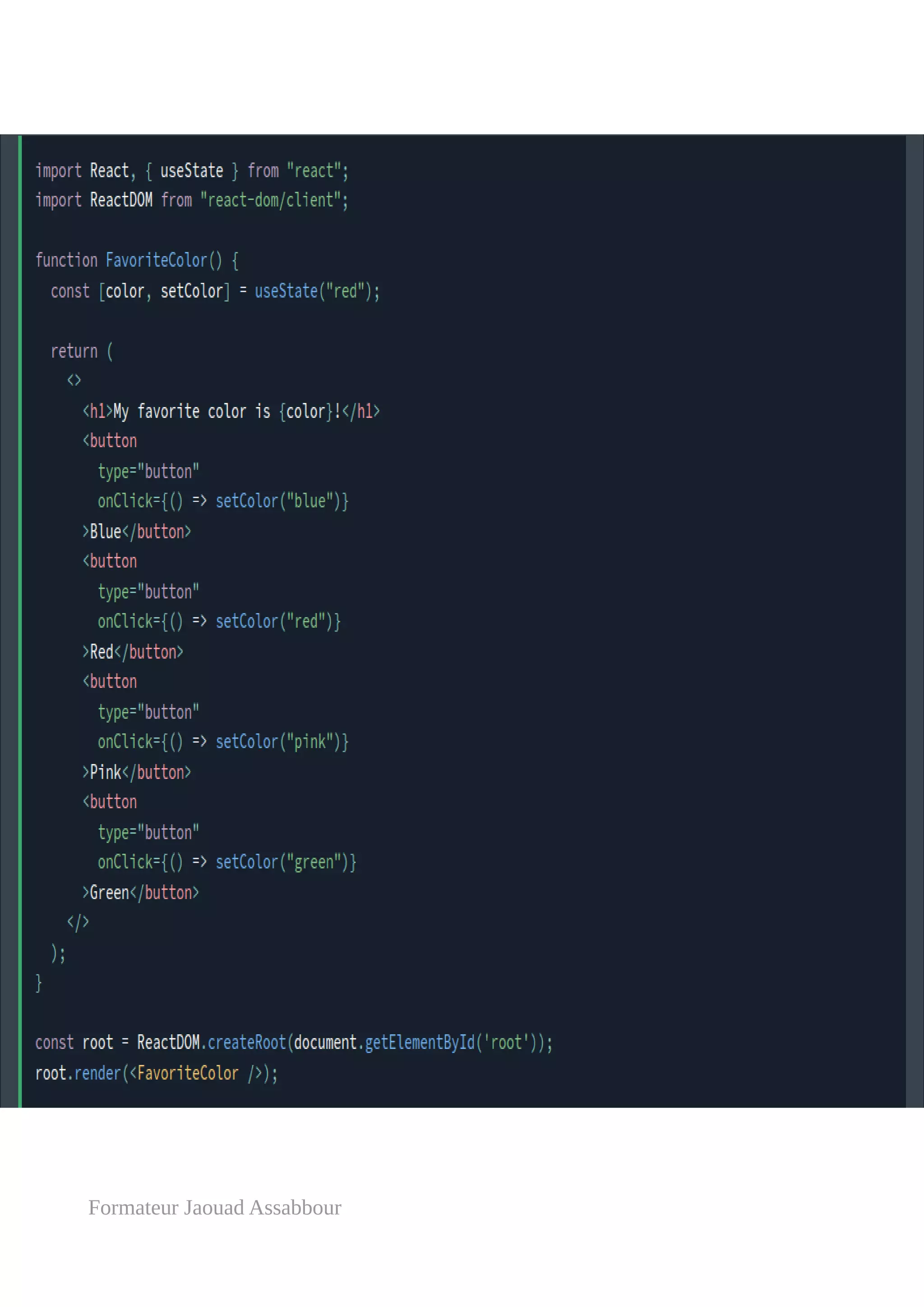 Formateur Jaouad Assabbour
 