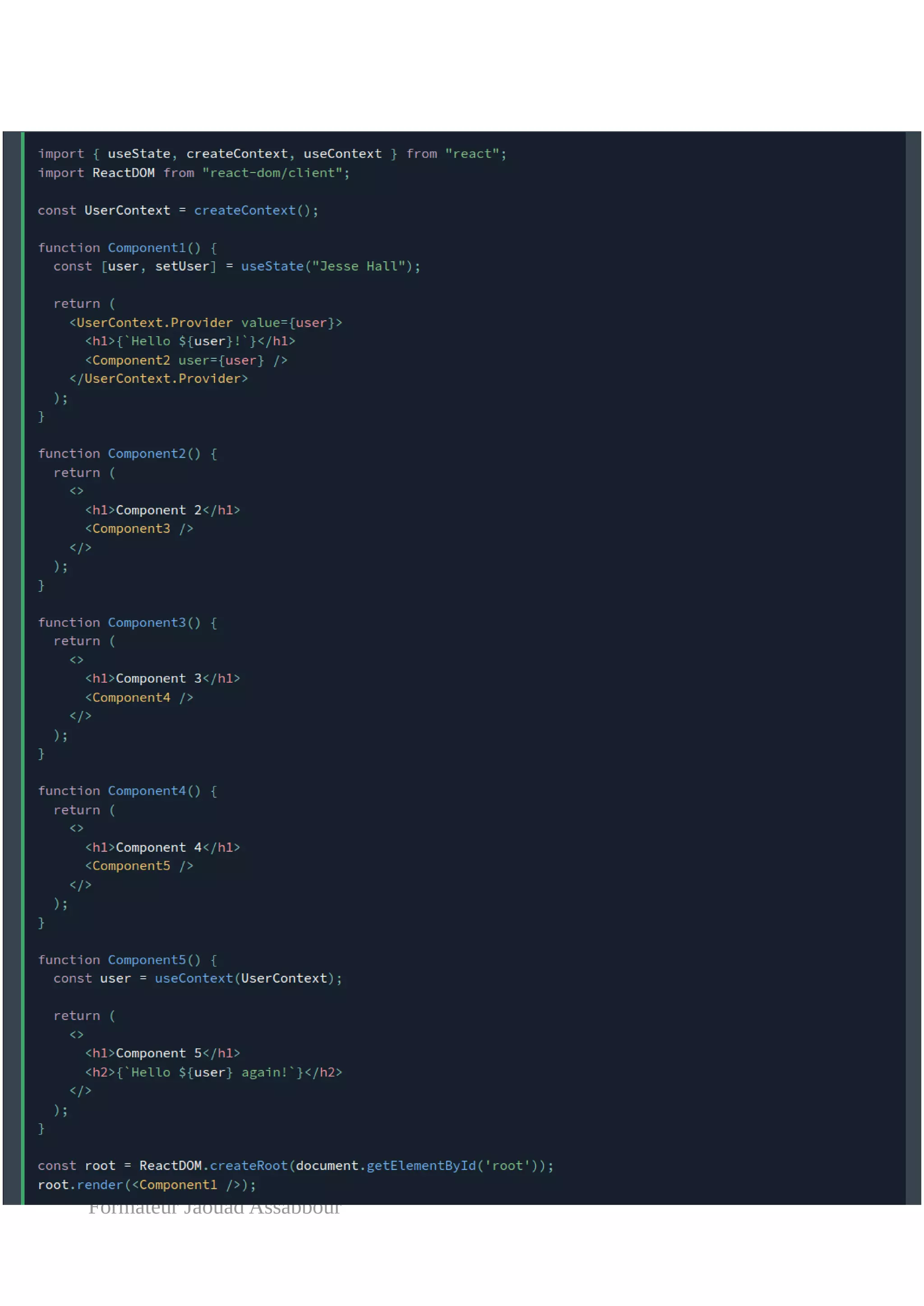 Formateur Jaouad Assabbour
 