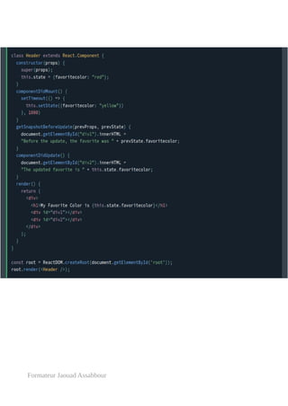 Formateur Jaouad Assabbour
 