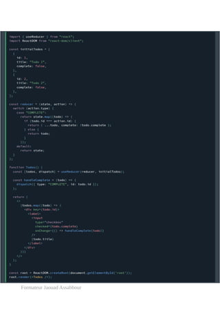 Formateur Jaouad Assabbour
 