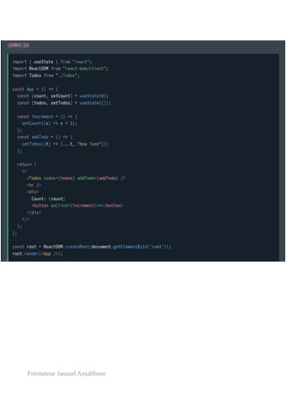 Formateur Jaouad Assabbour
 