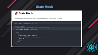 State Hook
 