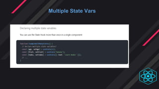 Multiple State Vars
 