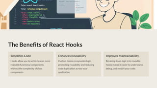 React Hooks: Enhancing Functional Components with useState, useEffect ...