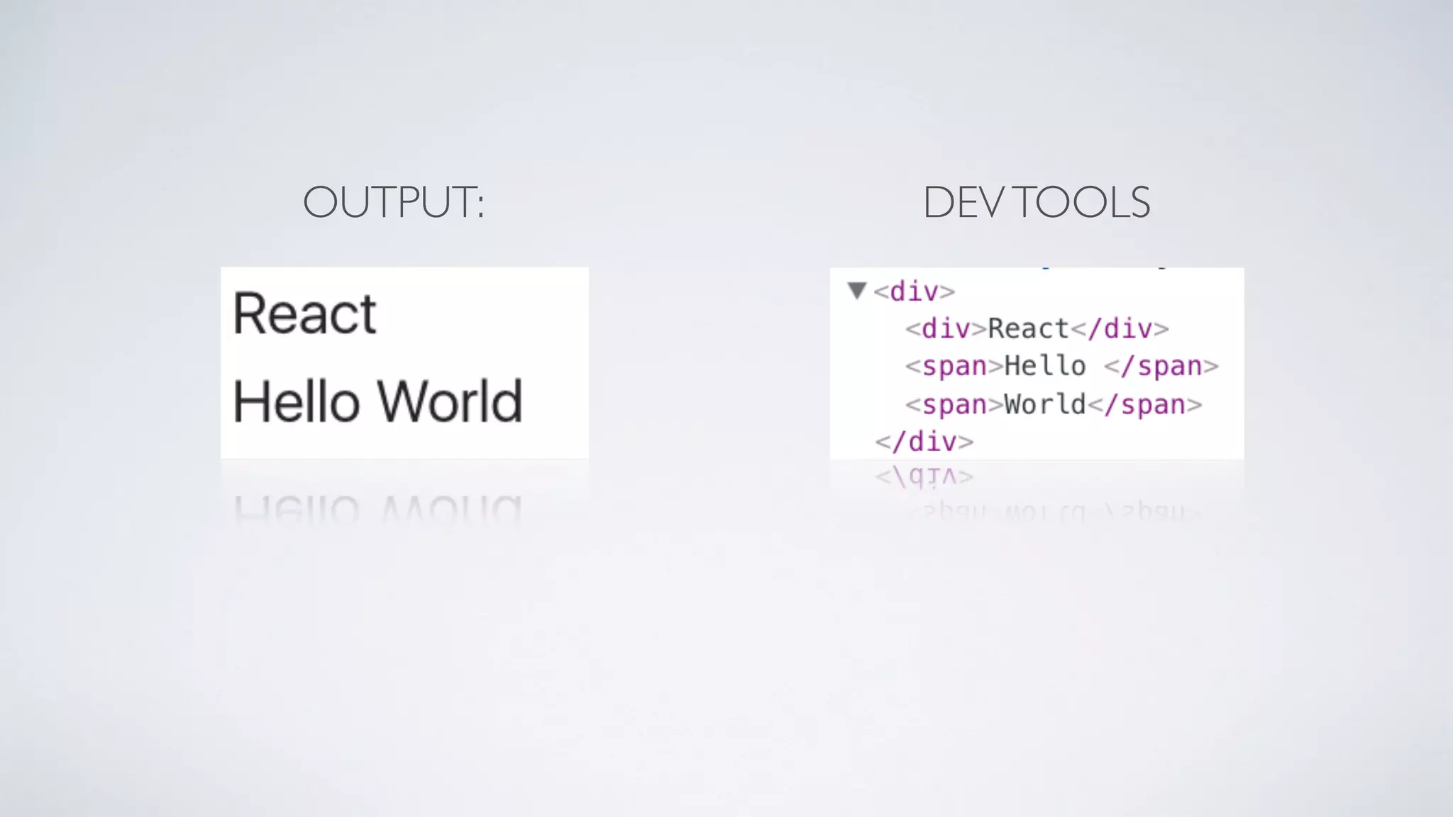 OUTPUT: DEVTOOLS 