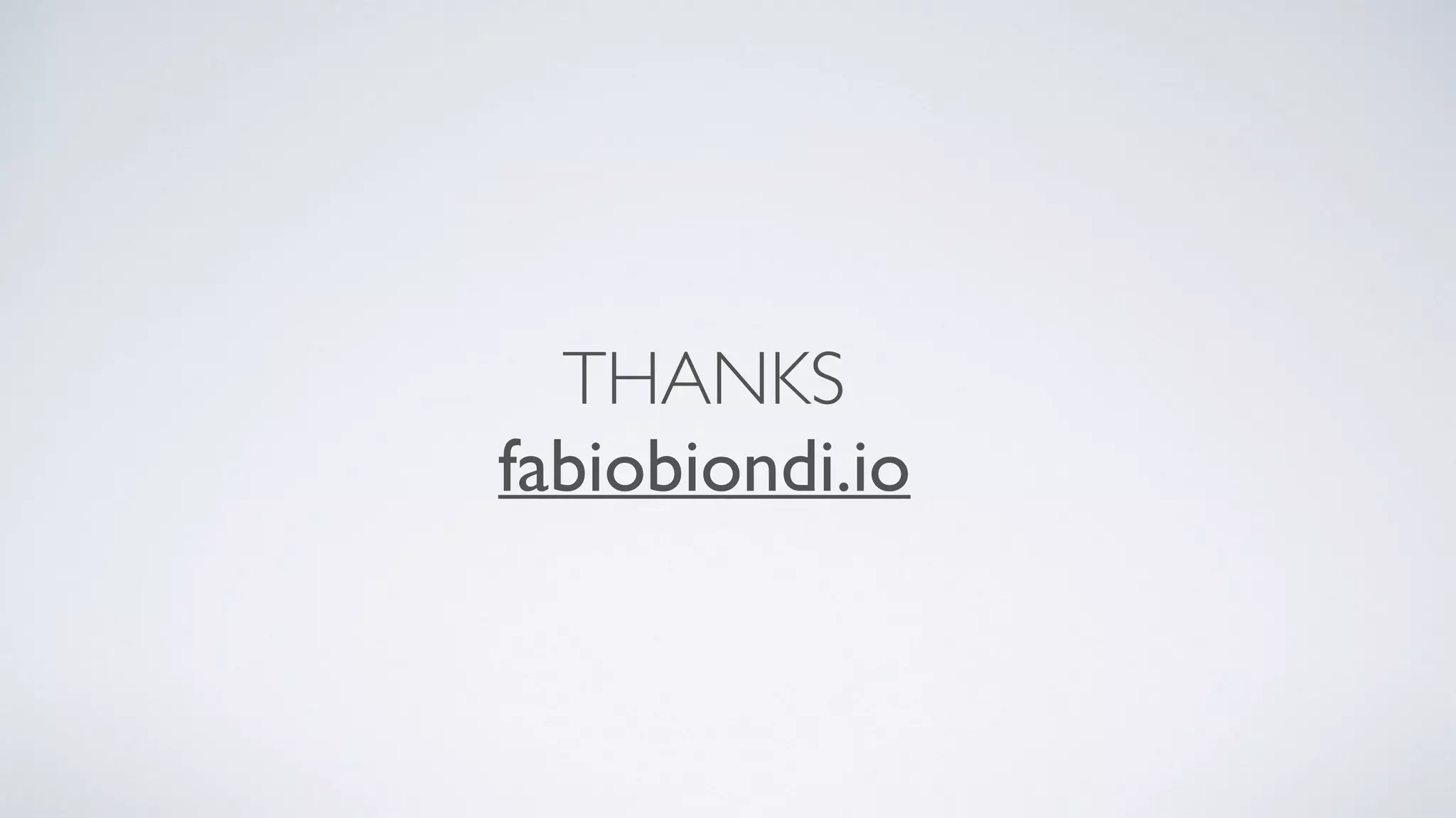 THANKS fabiobiondi.io 