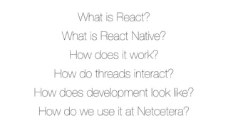 React Native: How It Works | PPT