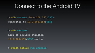 React Native on Android TV | PDF