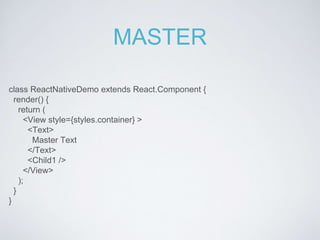 React Native - Introductory Tutorial | PPTX