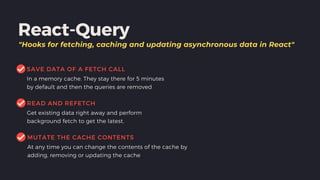Introduction to react-query. A Redux alternative? (Nikos Kleidis, Front ...