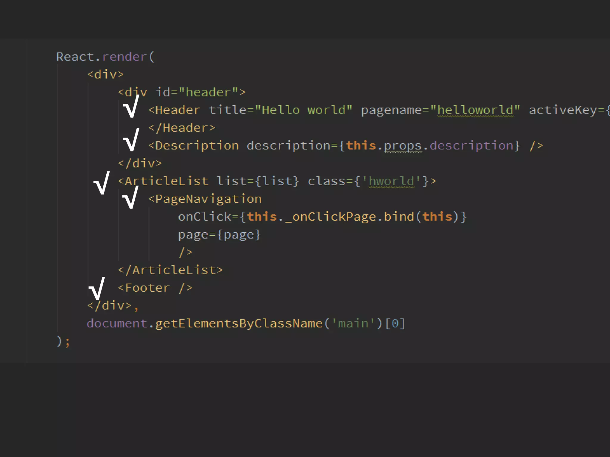 ㅁ
√
√
√
√
√
 