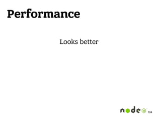 Performance
Looks better 
 
104
 