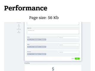 Performance
Page size: 56 Kb
 