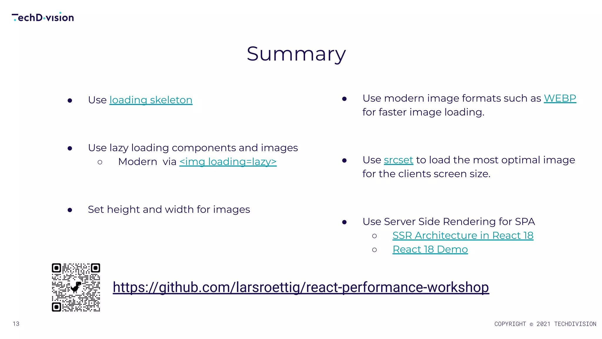React and Web Performance | PPT