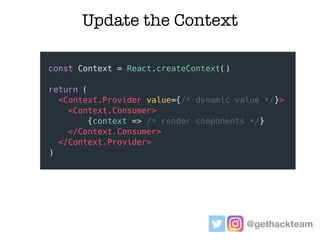 Handling Large-Scale State-Management with React Context and Hooks | PDF