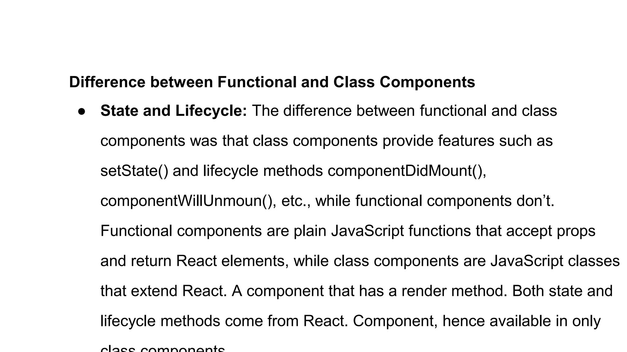 React Class Components vs Functional Components: Which is Better? | PPTX