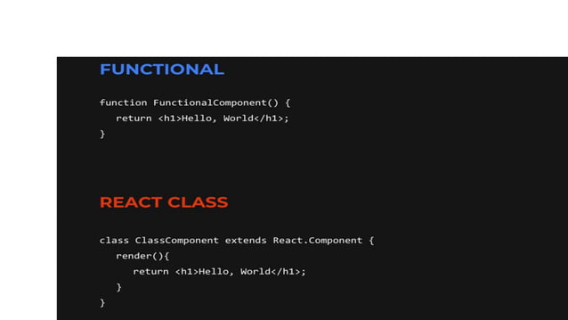 React Class Components vs Functional Components: Which is Better? | PPTX