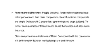 React Class Components vs Functional Components: Which is Better? | PPTX