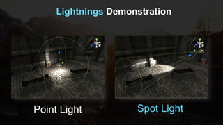 Lightnings Demonstration
Point Light Spot Light
 