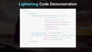 Lightening Code Demonstration
 