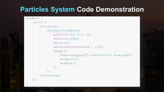 Particles System Code Demonstration
 